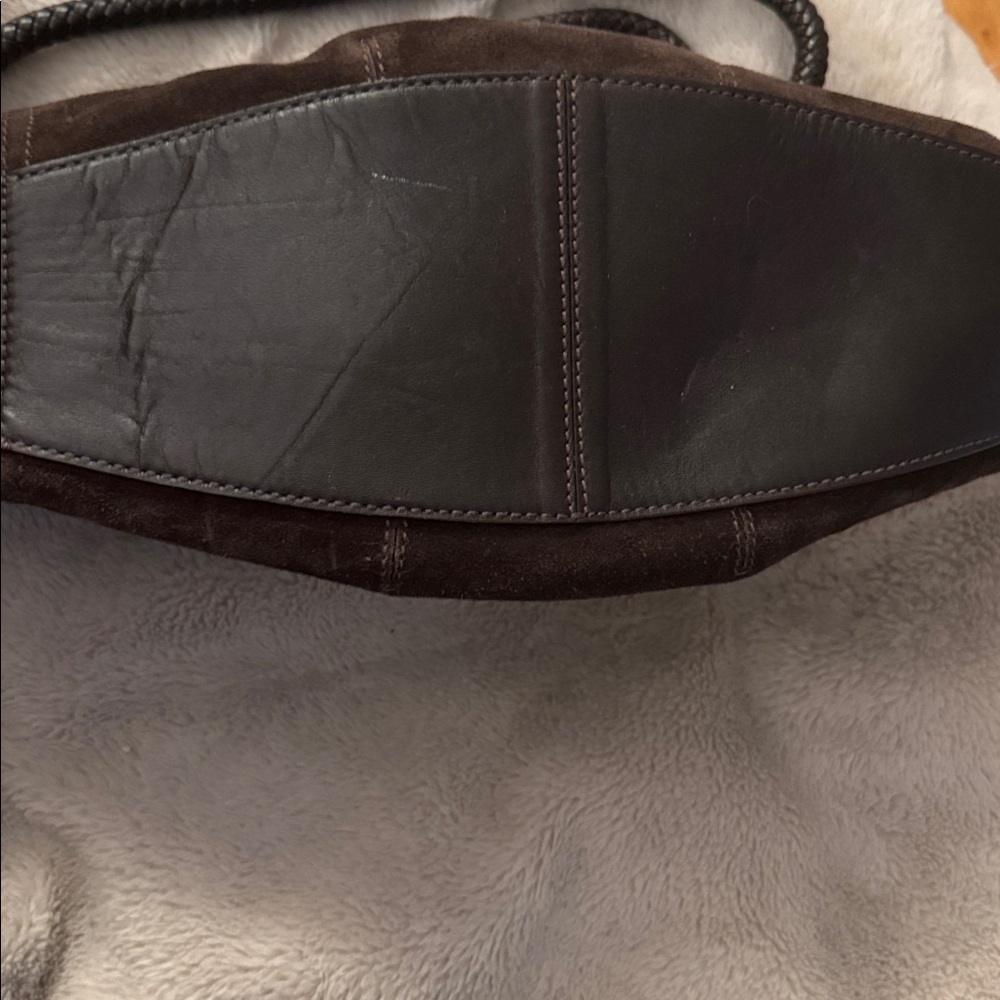 Cole Haan Brown Suede shoulder Bag - Picture 2 of 7